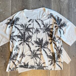 Tropical Palm Tree Graphic Tee 0094
